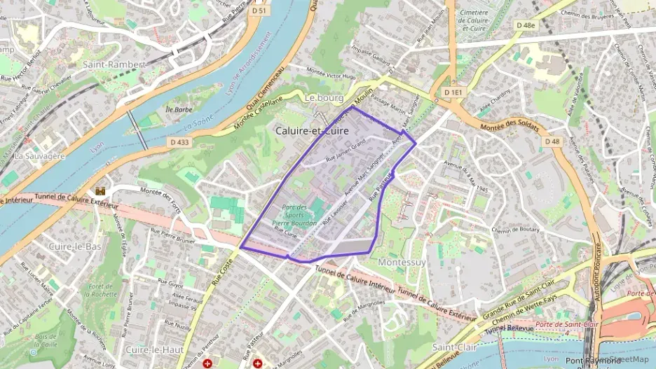 Appartement 71 m² quatre pièces à vendre à Caluire-et-Cuire