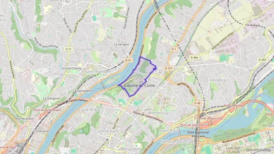 Appartement 56 m² deux pieces à vendre à Caluire-et-Cuire