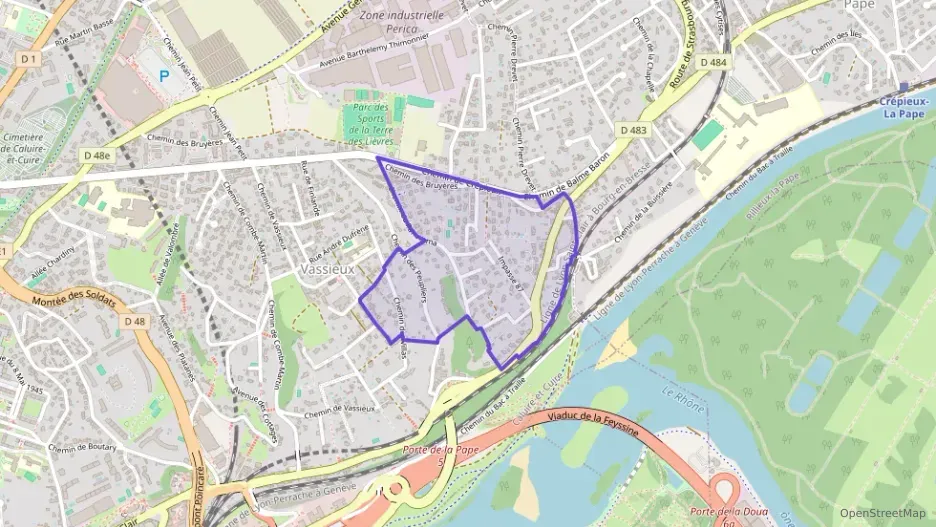 Appartement 75 m² quatre pièces à vendre à Caluire-et-Cuire