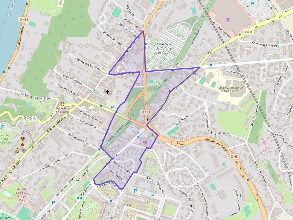 Appartement 44 m² une piece à vendre à Caluire-et-Cuire