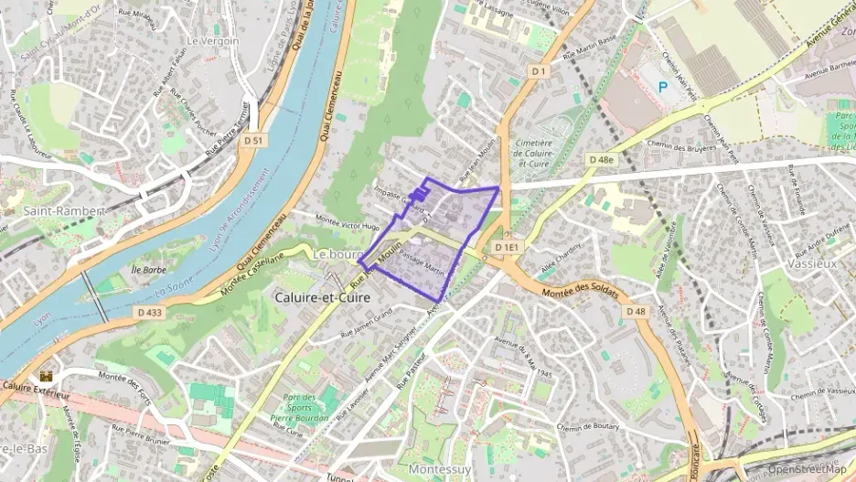 Appartement 57 m² trois pièces à vendre à Caluire-et-Cuire