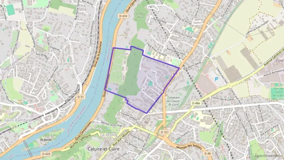 Appartement 54 m² trois pièces à vendre à Caluire-et-Cuire