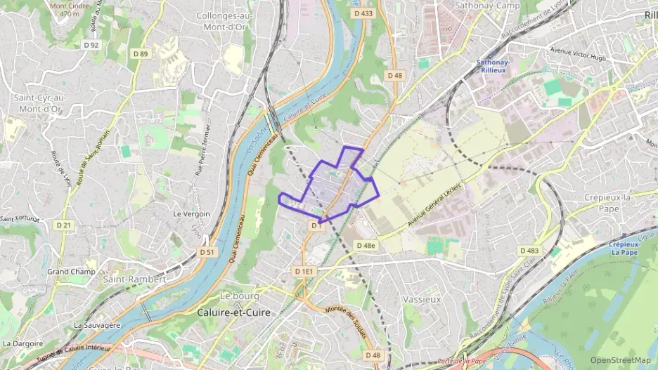 Appartement 68 m² trois pièces à vendre à Caluire-et-Cuire