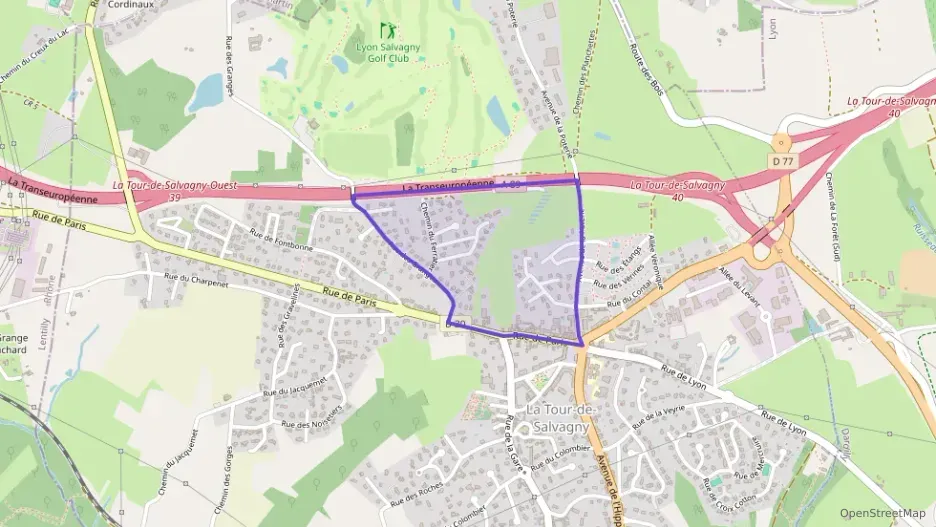 Appartement 61 m² trois pièces à vendre à La Tour-de-Salvagny Appartement 61 m² trois pièces à vendre à La Tour-de-Salvagny