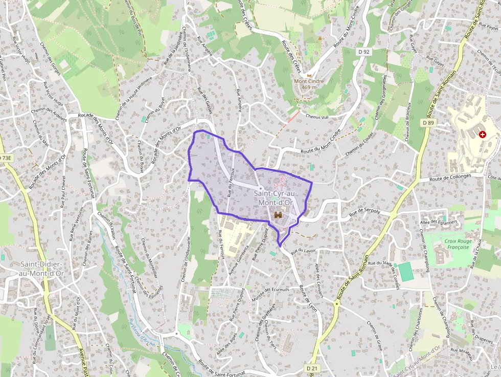 Appartement 53 m² deux pieces à vendre à Saint-Cyr-au-Mont-d`Or