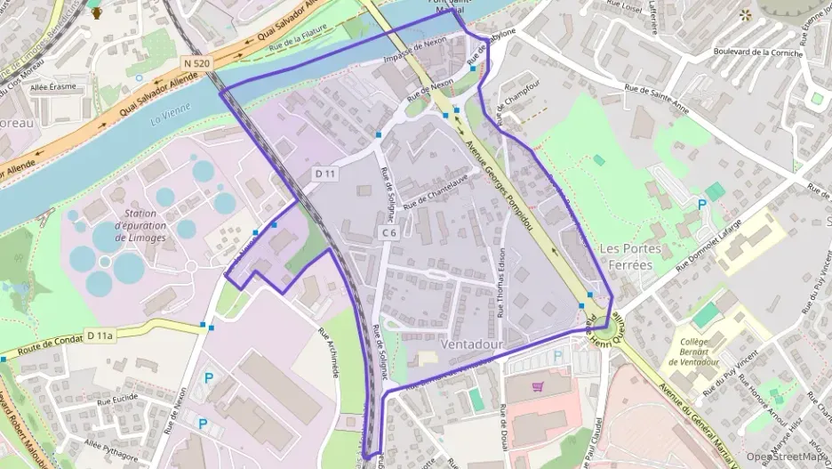 Appartement 46 m² deux pieces à vendre à Limoges