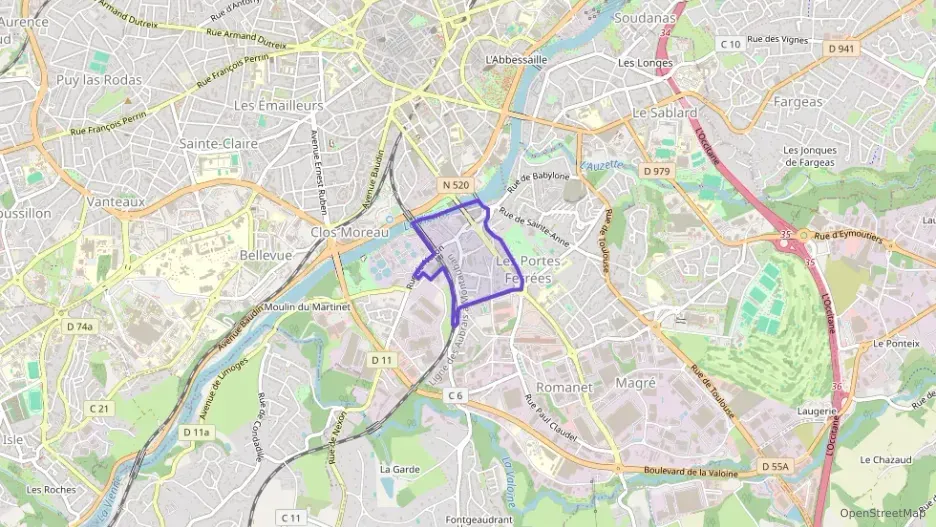 Appartement 46 m² deux pieces à vendre à Limoges