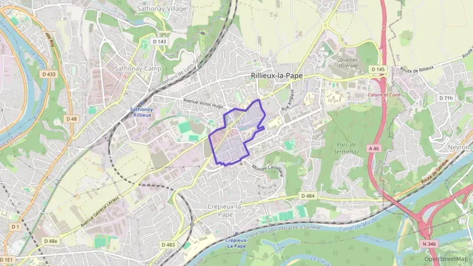 Appartement 78 m² quatre pièces à vendre à Rillieux-la-Pape Appartement 78 m² quatre pièces à vendre à Rillieux-la-Pape