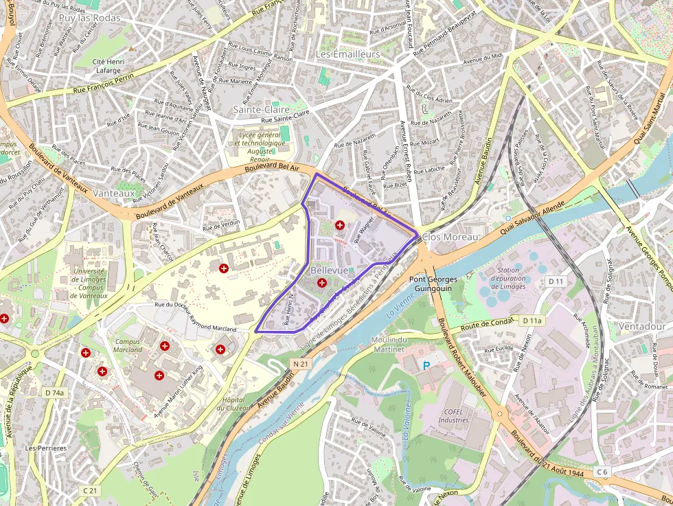 Appartement 70 m² trois pièces à vendre à Limoges Appartement 70 m² trois pièces à vendre à Limoges