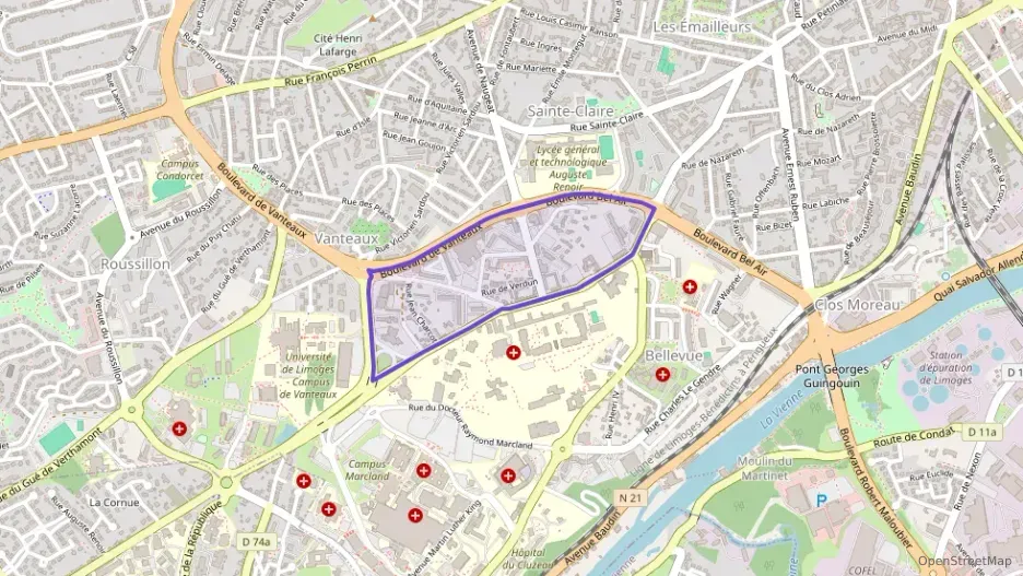 Appartement 97 m² quatre pièces à vendre à Limoges Appartement 97 m² quatre pièces à vendre à Limoges