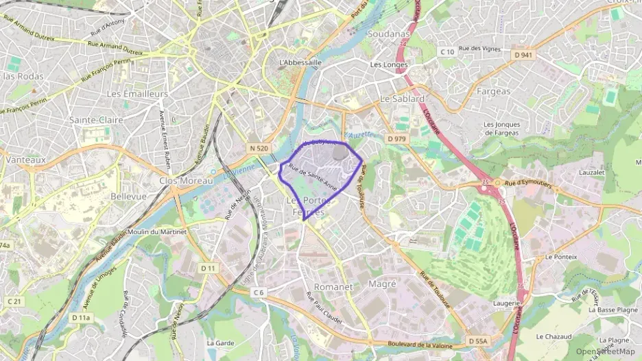 Appartement 61 m² trois pièces à vendre à Limoges