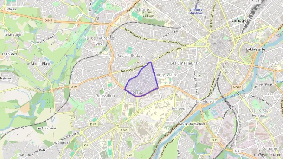 Appartement 75 m² trois pièces à vendre à Limoges