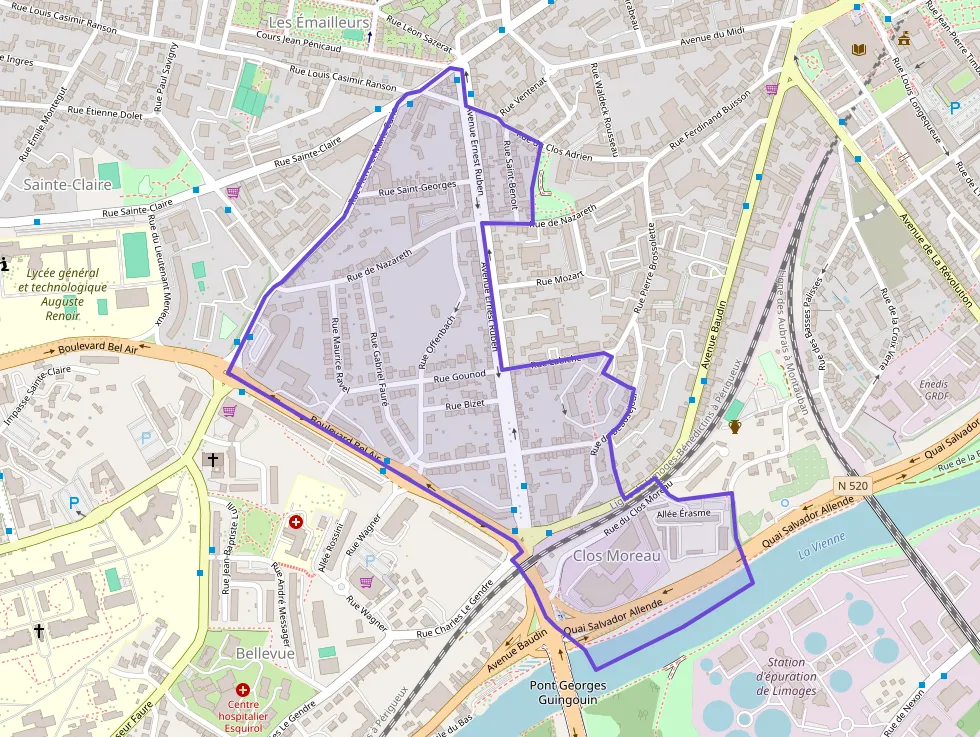 Appartement 78 m² trois pièces à vendre à Limoges