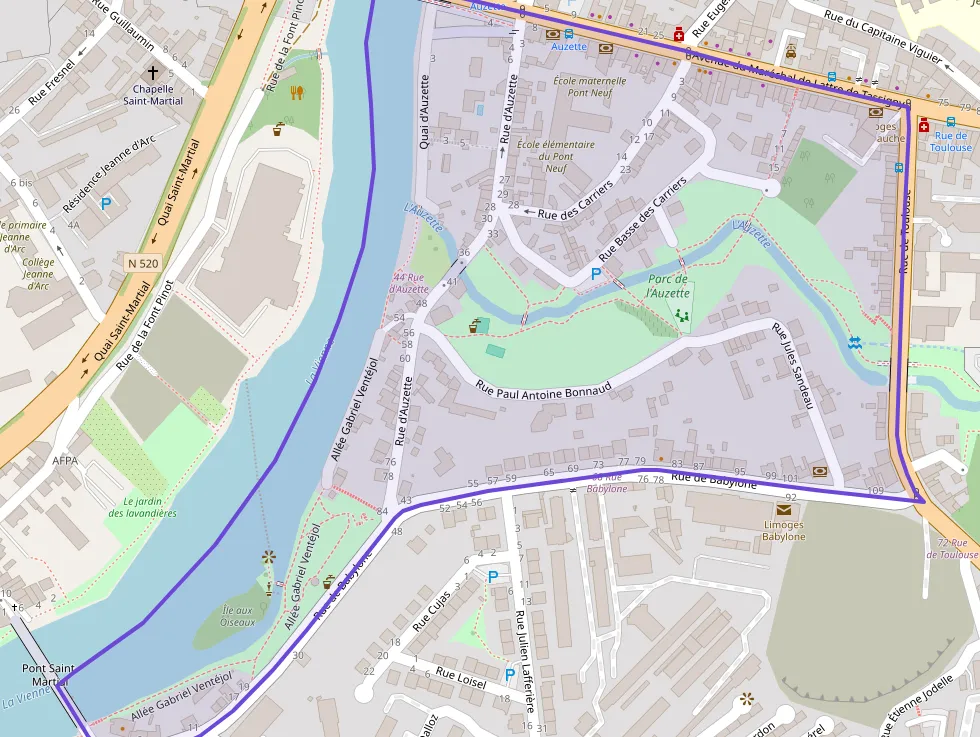 Appartement 82 m² quatre pièces à vendre à Limoges