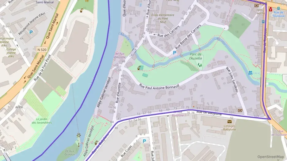 Appartement 40 m² deux pieces à vendre à Limoges