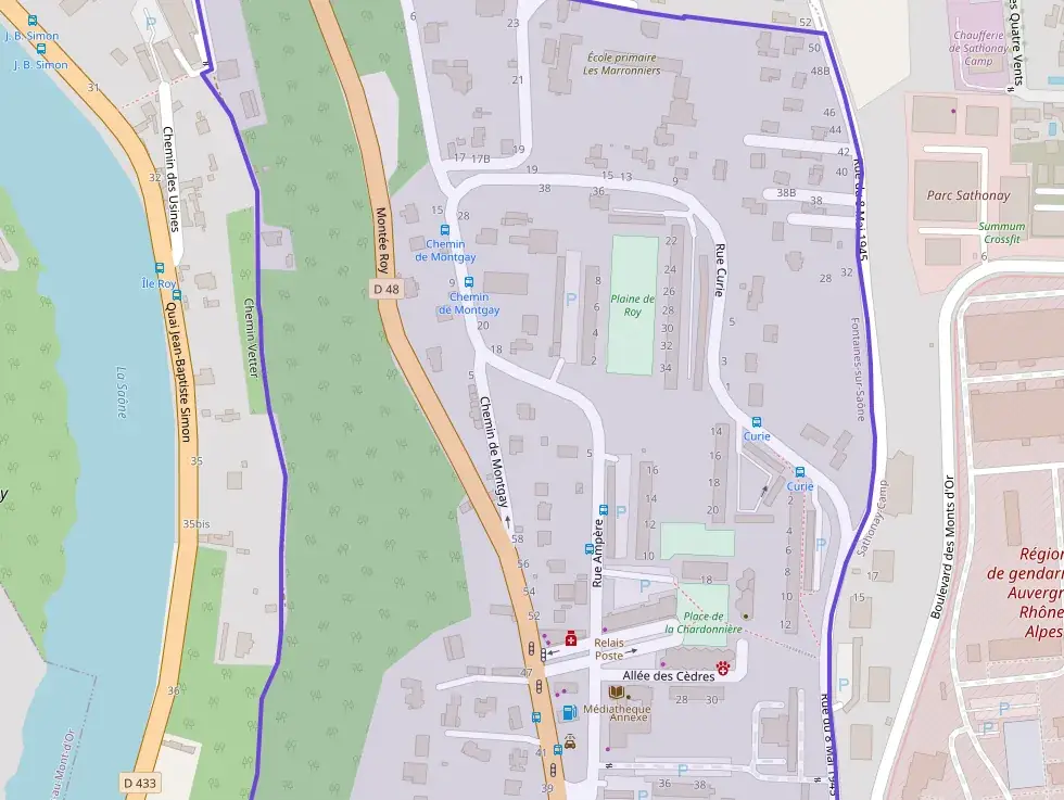 Appartement 65 m² trois pièces à vendre à Fontaines-sur-Saône