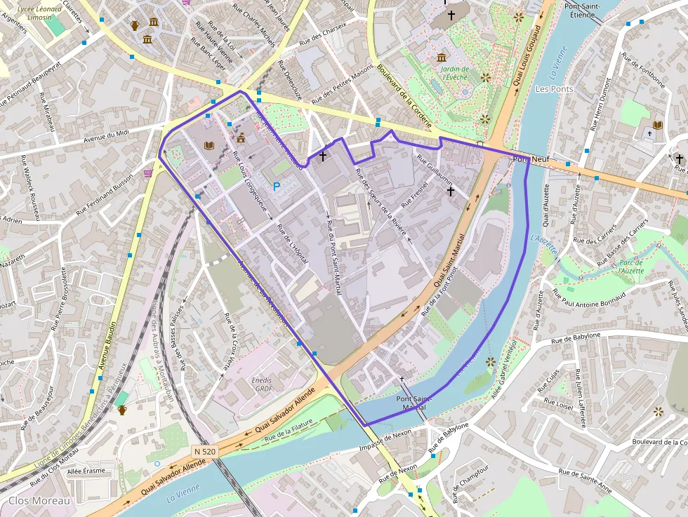 Appartement 90 m² quatre pièces à vendre à Limoges