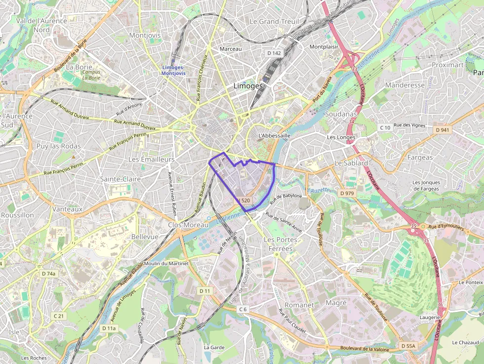 Appartement 90 m² quatre pièces à vendre à Limoges