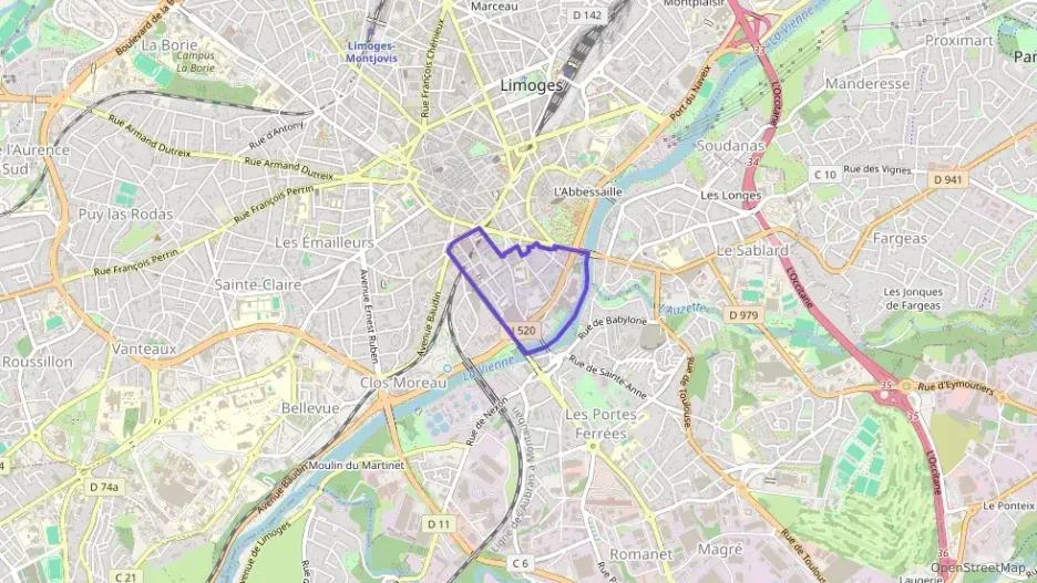 Appartement 50 m² deux pieces à vendre à Limoges