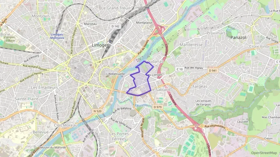 Appartement 66 m² trois pièces à vendre à Limoges