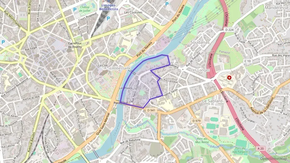 Appartement 74 m² trois pièces à vendre à Limoges