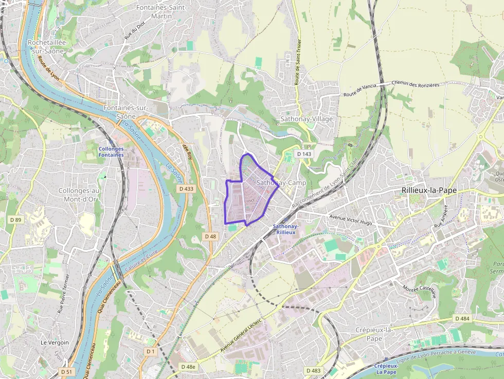 Appartement 76 m² trois pièces à vendre à Sathonay-Camp