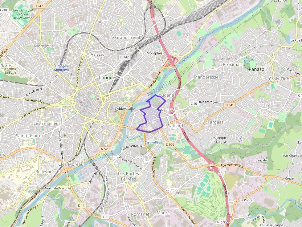 Appartement 81 m² quatre pièces à vendre à Limoges Appartement 81 m² quatre pièces à vendre à Limoges