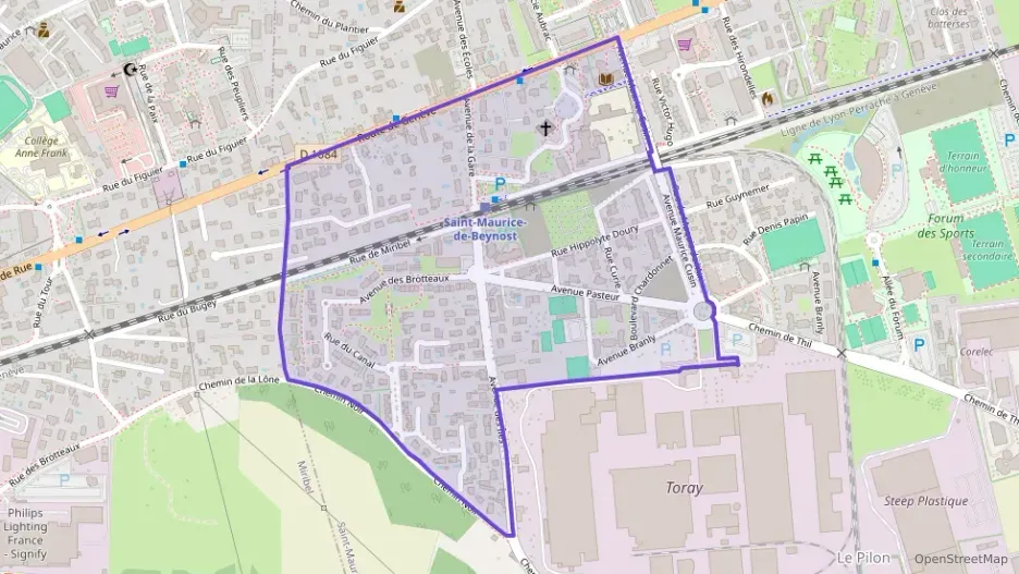 Appartement 90 m² trois pièces à vendre à Saint-Maurice-de-Beynost