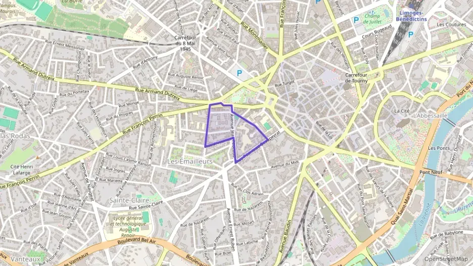 Appartement 111 m² quatre pièces à vendre à Limoges