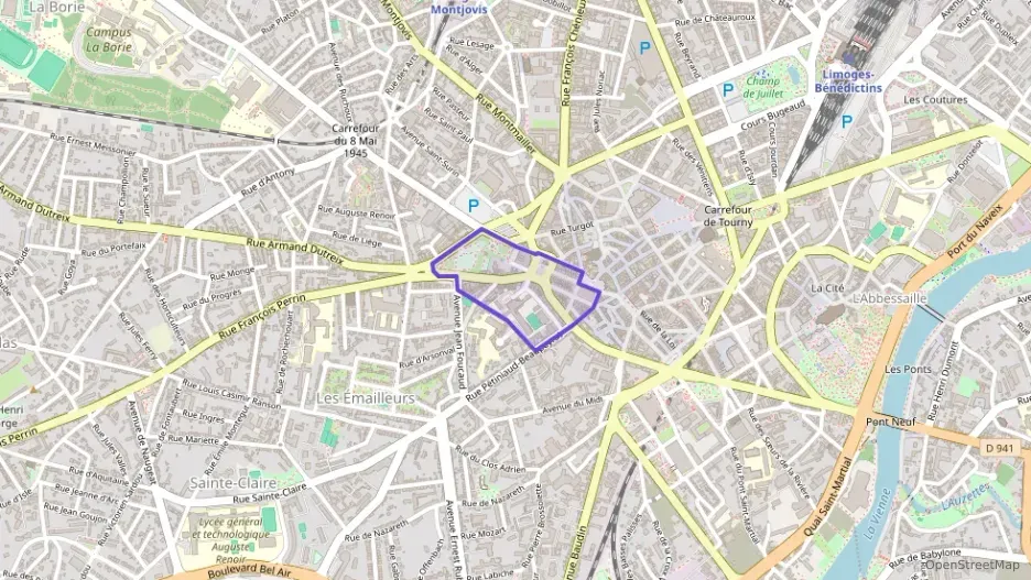 Appartement 42 m² deux pieces à vendre à Limoges