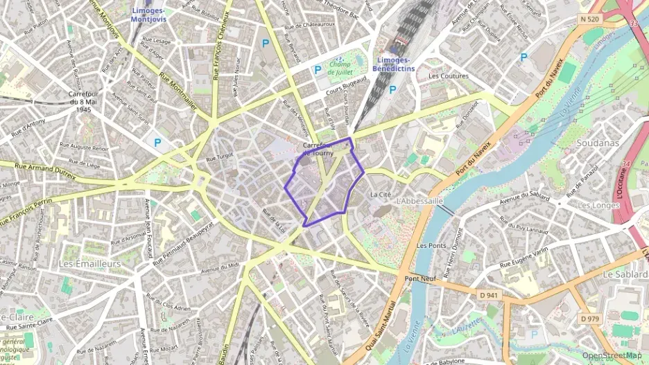 Appartement 49 m² deux pieces à vendre à Limoges