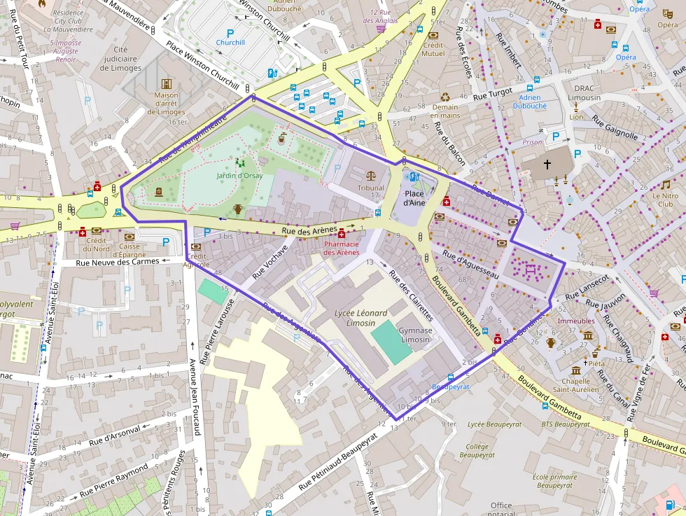 Appartement 33 m² une piece à vendre à Limoges