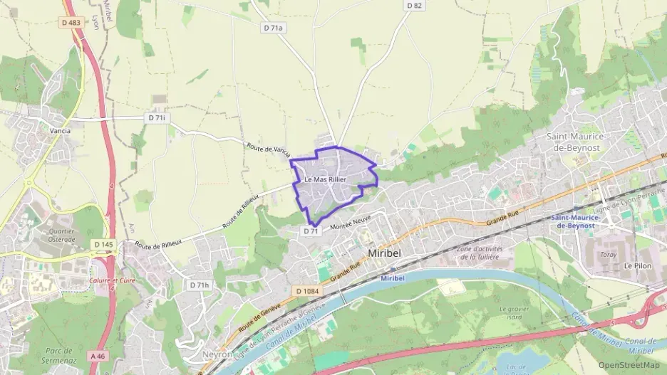 Appartement 55 m² trois pièces à vendre à Miribel Appartement 55 m² trois pièces à vendre à Miribel