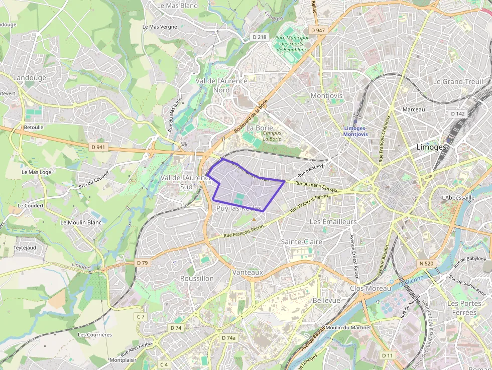 Appartement 32 m² une piece à vendre à Limoges