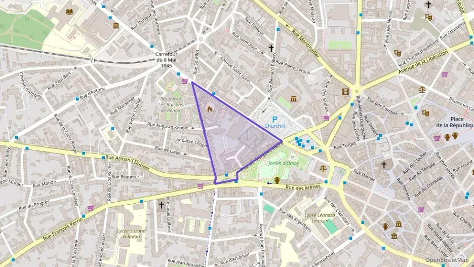 Appartement 60 m² deux pieces à vendre à Limoges