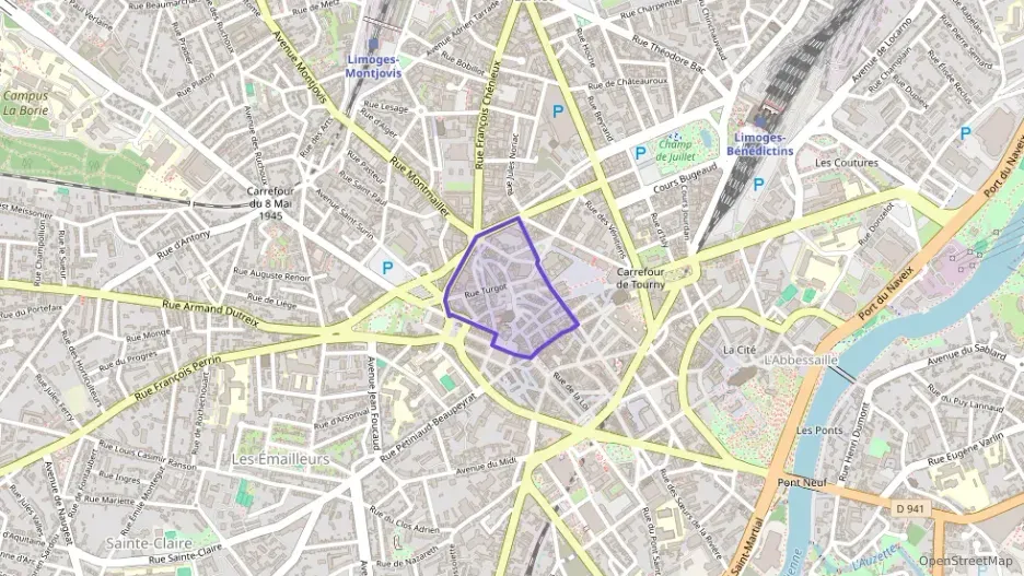 Appartement 21 m² une piece à vendre à Limoges