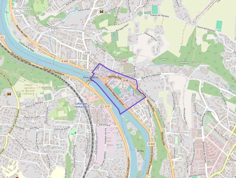 Appartement 61 m² trois pièces à vendre à Fontaines-sur-Saône