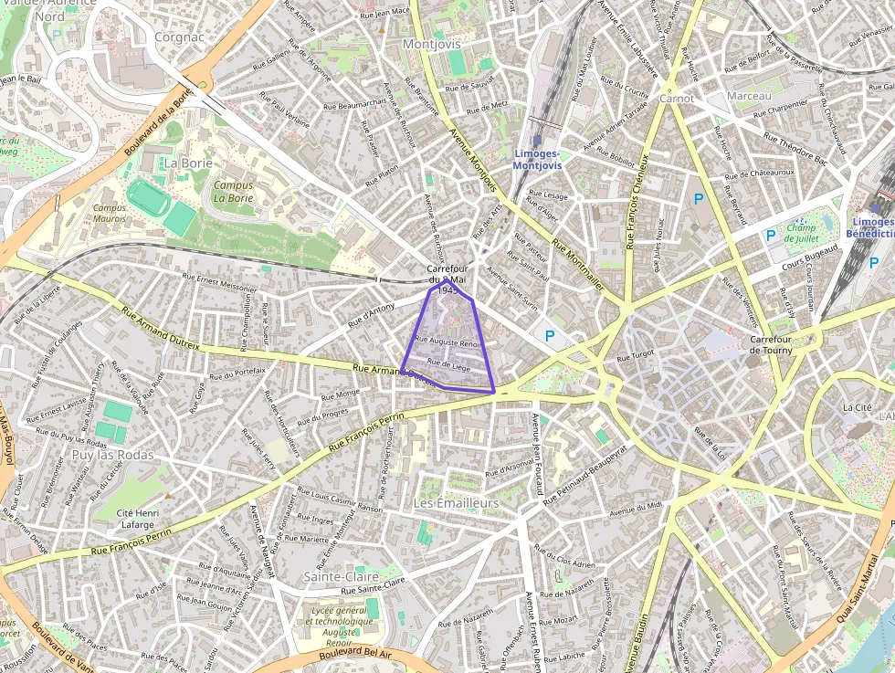 Appartement 51 m² deux pieces à vendre à Limoges