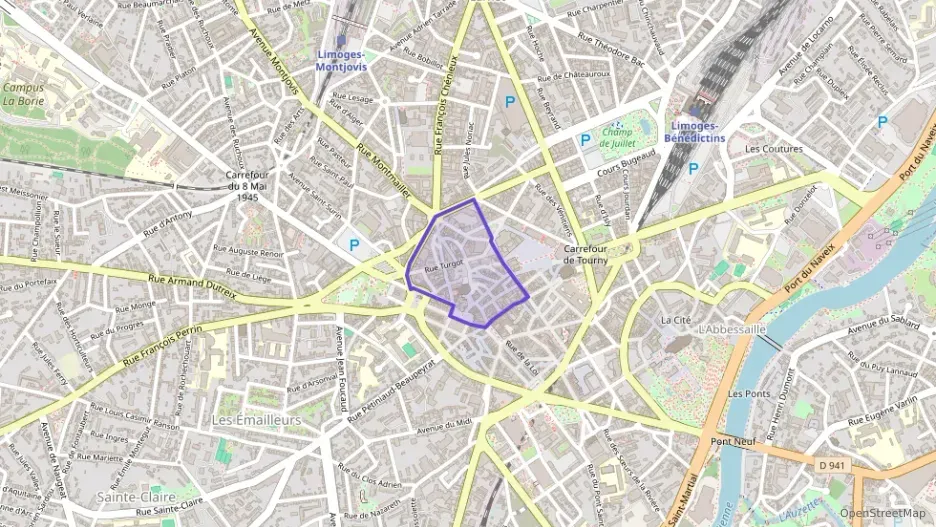 Appartement 70 m² trois pièces à vendre à Limoges