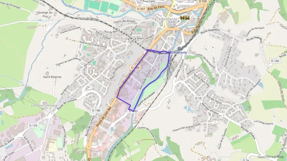 Appartement 53 m² trois pièces à vendre à L`Arbresle