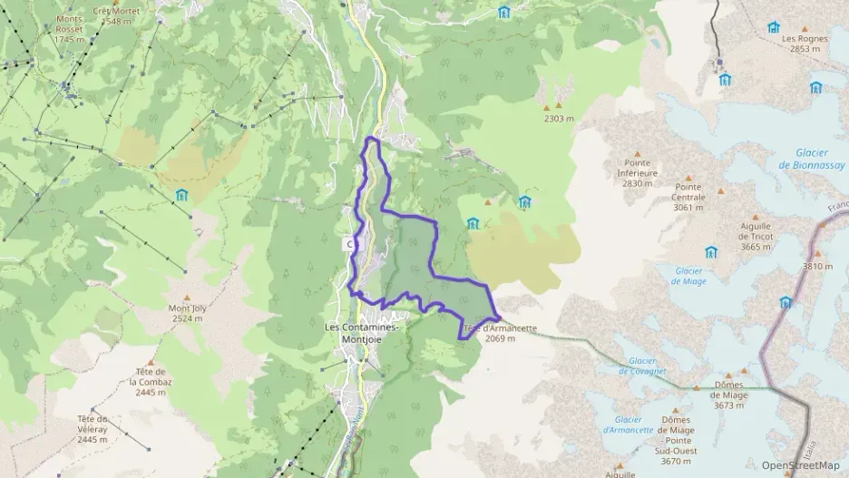 Appartement 50 m² deux pieces à vendre à Les Contamines-Montjoie Appartement 50 m² deux pieces à vendre à Les Contamines-Montjoie
