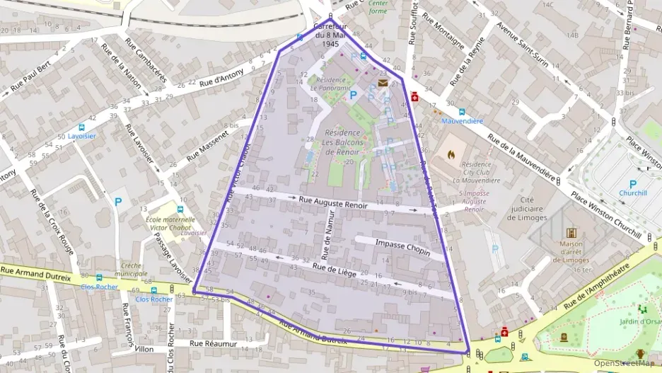 Appartement 80 m² trois pièces à vendre à Limoges