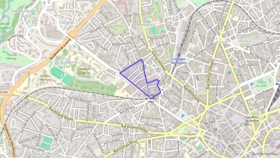 Appartement 36 m² deux pieces à vendre à Limoges