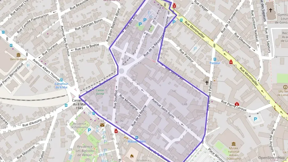 Appartement 140 m² quatre pièces à vendre à Limoges Appartement 140 m² quatre pièces à vendre à Limoges