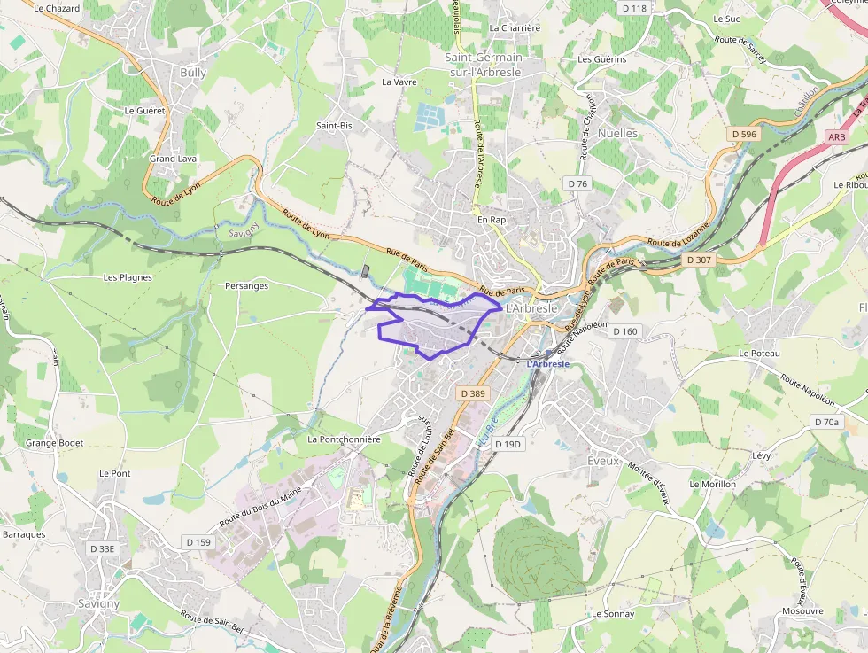 Appartement 56 m² deux pieces à vendre à L`Arbresle