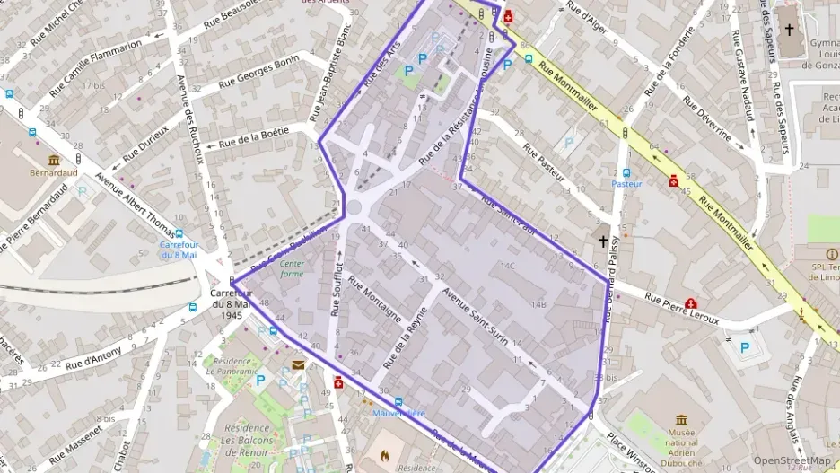 Appartement 38 m² une piece à vendre à Limoges