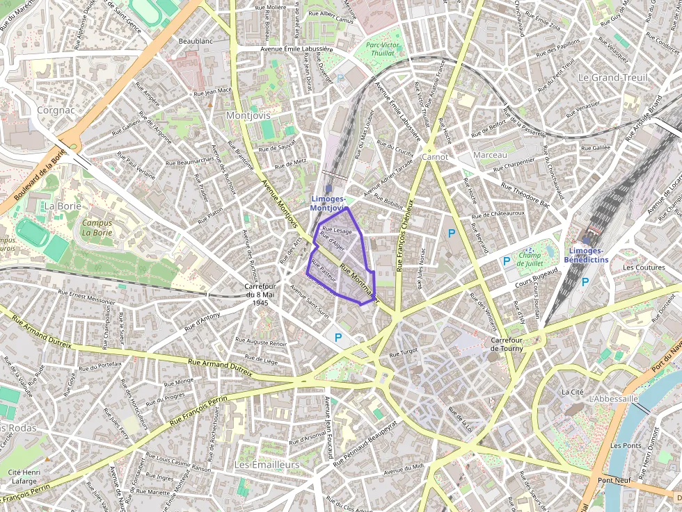 Appartement 100 m² quatre pièces à vendre à Limoges