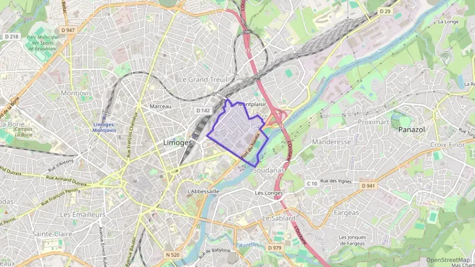 Appartement 75 m² trois pièces à vendre à Limoges Appartement 75 m² trois pièces à vendre à Limoges