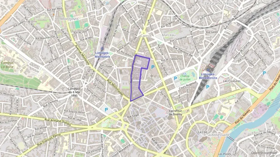 Appartement 35 m² une piece à vendre à Limoges