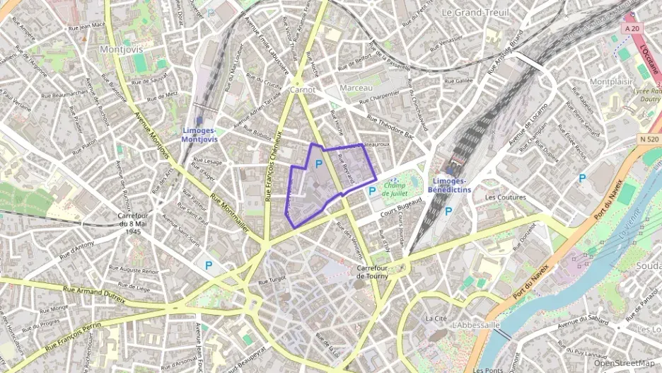 Appartement 76 m² trois pièces à vendre à Limoges Appartement 76 m² trois pièces à vendre à Limoges